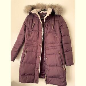 Ralf Lauren Women’s faux shearling lined down feather coat size XS and S , NWT